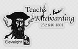 5" x 5" Teachs Kiteboarding Traditional Logo Sticker