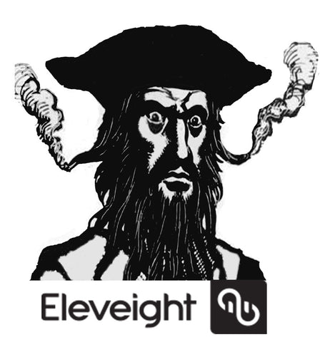 3” x 3” “Blackbeard Eleveight” sticker